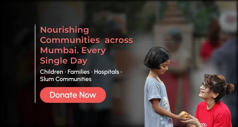 Annam Brahma hero slide 2 Annam Brahma — Serving wholesome, sattvik meals with dignity across Mumbai communities.