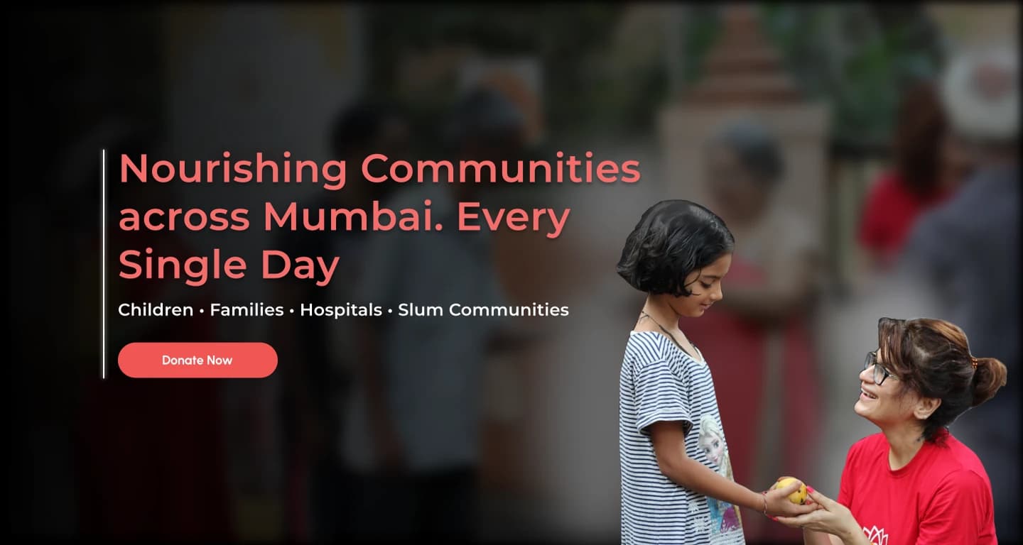 Annam Brahma hero slide 2 Annam Brahma — Serving wholesome, sattvik meals with dignity across Mumbai communities.